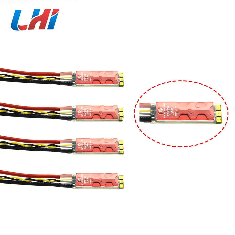 4 шт. Раптор тонкий 40A бесщеточный ESC BLHeli S32 2 4S Dshot электрический регулятор скорости