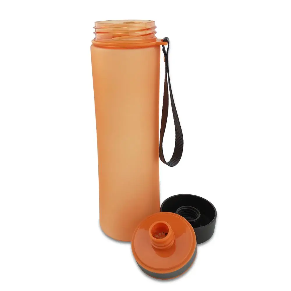 Портативный пластиковый шейкер для воды My Water Bottle 1000 мл матовый стакан с фильтром