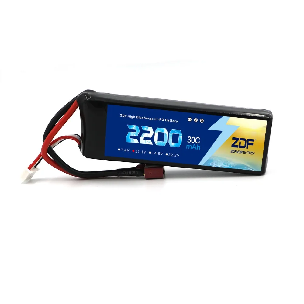 Аккумулятор ZDF RC Lipo 3S 11 1 В 2200 мАч 30C для самолета вертолета дрона|Детали и
