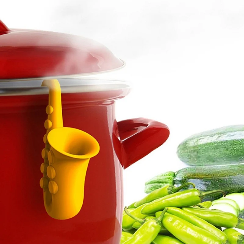 Подъемник для крышки в форме рога держатель ложки кастрюли инструмент поднятия