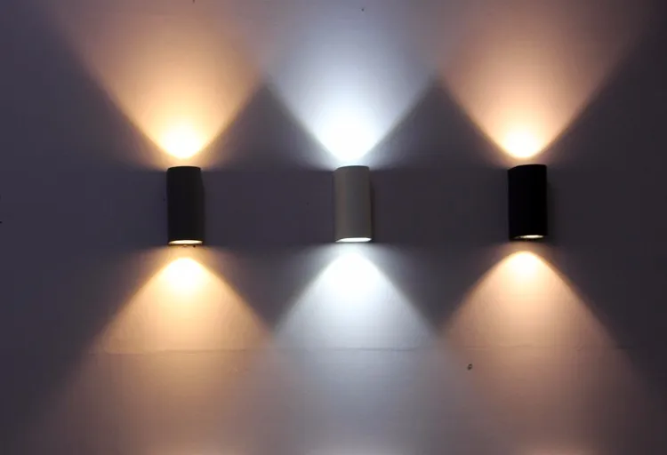 10 Вт COB LED наружный настенный светильник вверх вниз с двойной головкой