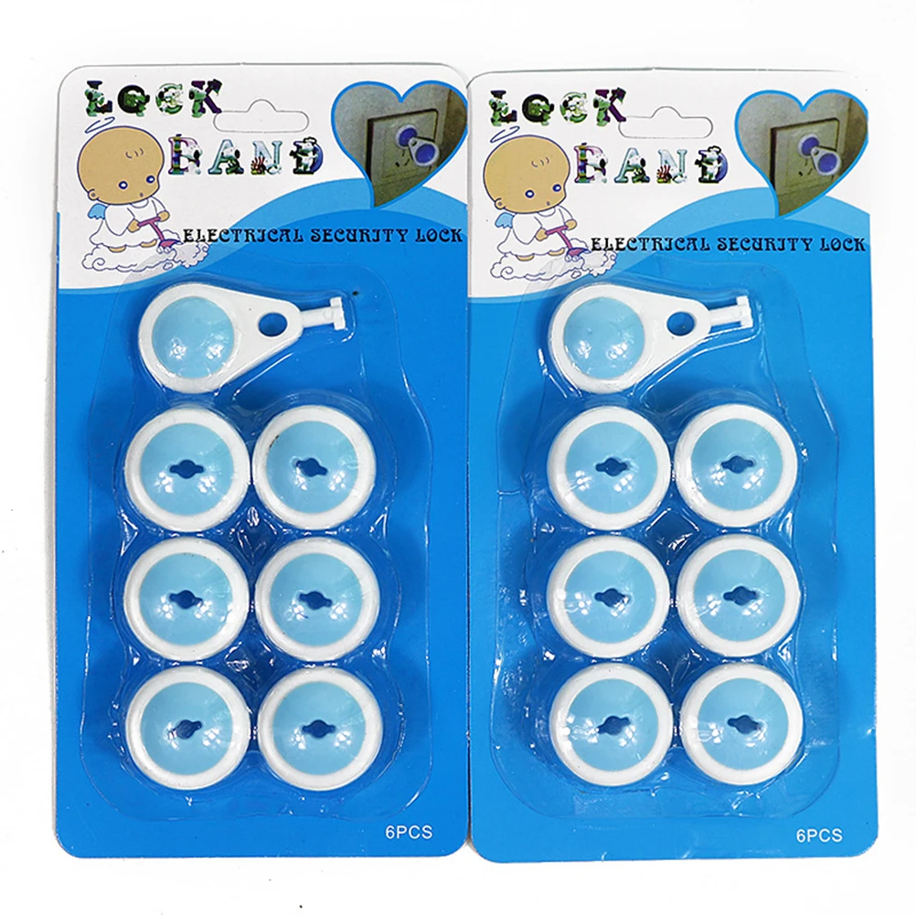 6 шт./лот/упаковка электрическая розетка безопасная пластиковая европейский