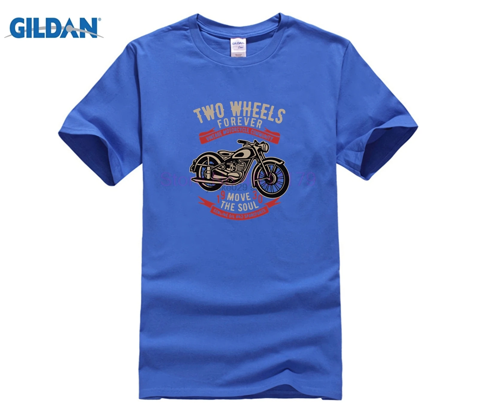 Vintage Cool Motorcycle T Shirt Men Fashion Two Wheels Forever T-shirt Streetwear Custom Moto Rider Tees Dropship Retro Clothing | Мужская