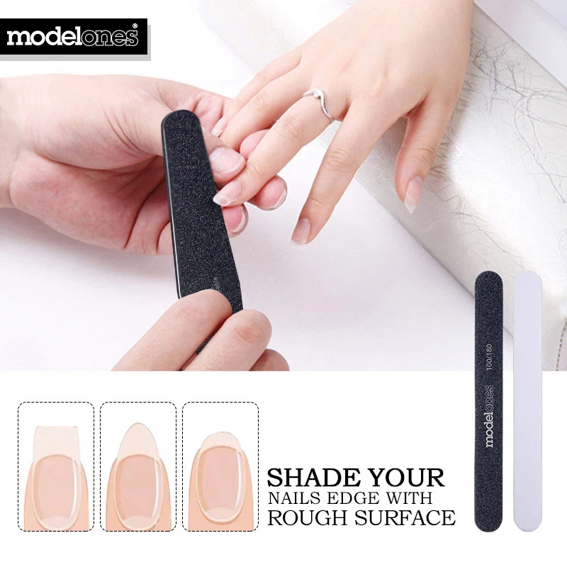 Пилки для маникюра Modelones пилки ногтей Гель лак блок шлифовальная губка