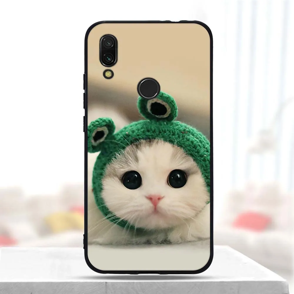40 Чехол для телефона Xiaomi Redmi 7, мягкий силиконовый чехол из ТПУ с милым рисунком кота для Xiaomi Redmi 7, чехол для Xiomi Redmi 7, чехол - Цвет: 40