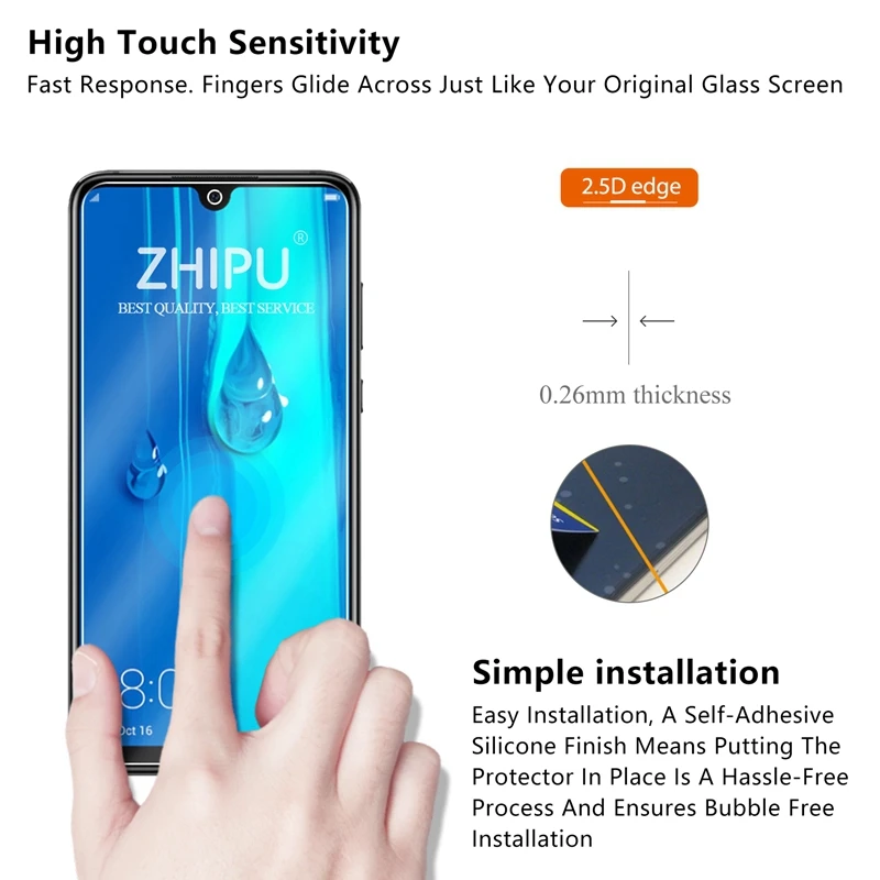 Закаленное стекло для Huawei Y MAX 7 12 защита экрана 2.5D 9H Премиум защитная
