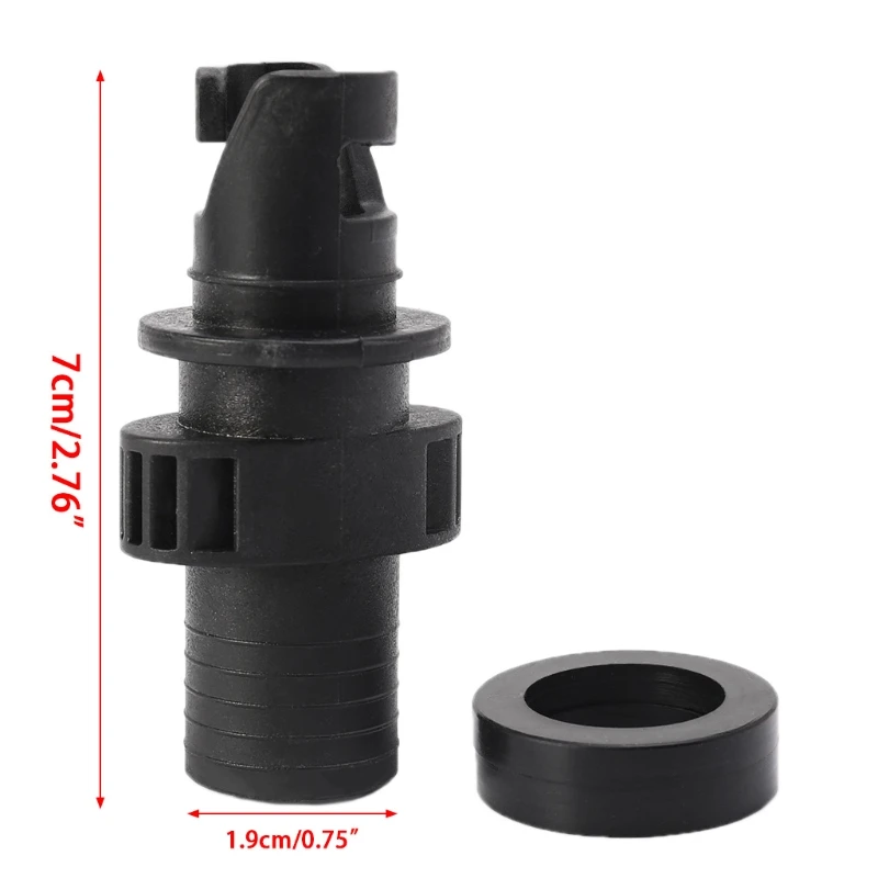 

Foot Pump Kayak Inflatable Air Valve HR Hose Adapter Rowing Boats Accessories