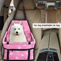 pet dog car hanging mesh bag waterproof cat puppy seat safe holder pad mat car carrier house puppy bag car travel bag basket