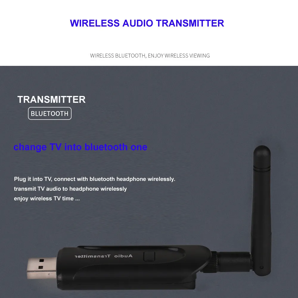 Bluetooth беспроводной A2DP аудио стерео адаптер передатчик для ТВ DVD ПК ноутбука |