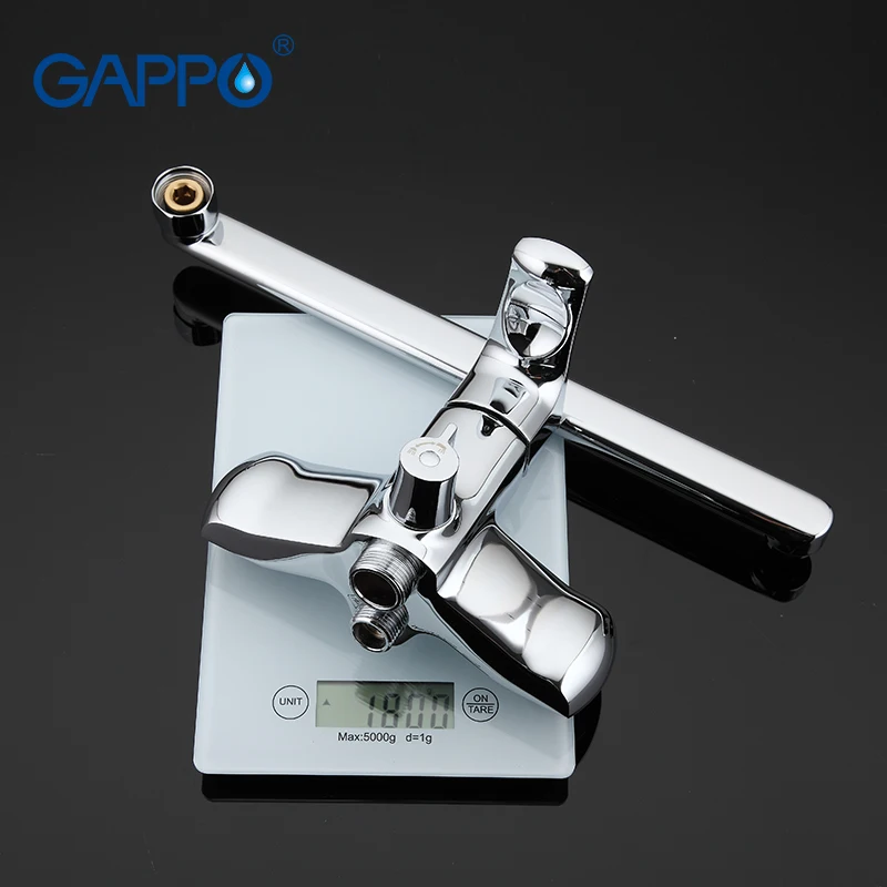 GAPPO Смесители для ванной комнаты кран настенный латунный Смеситель ванны