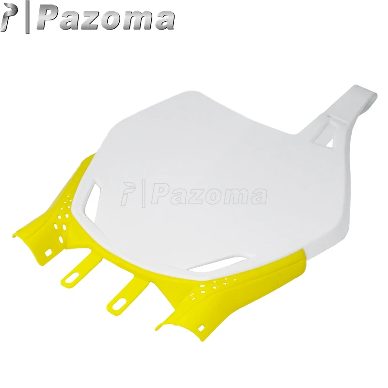 Передняя номерная табличка для мотокросса Honda Yamaha Suzuki RMZ RM DRZ 125 250 450 SXF SX XCW XC EXC XCF WR YZ