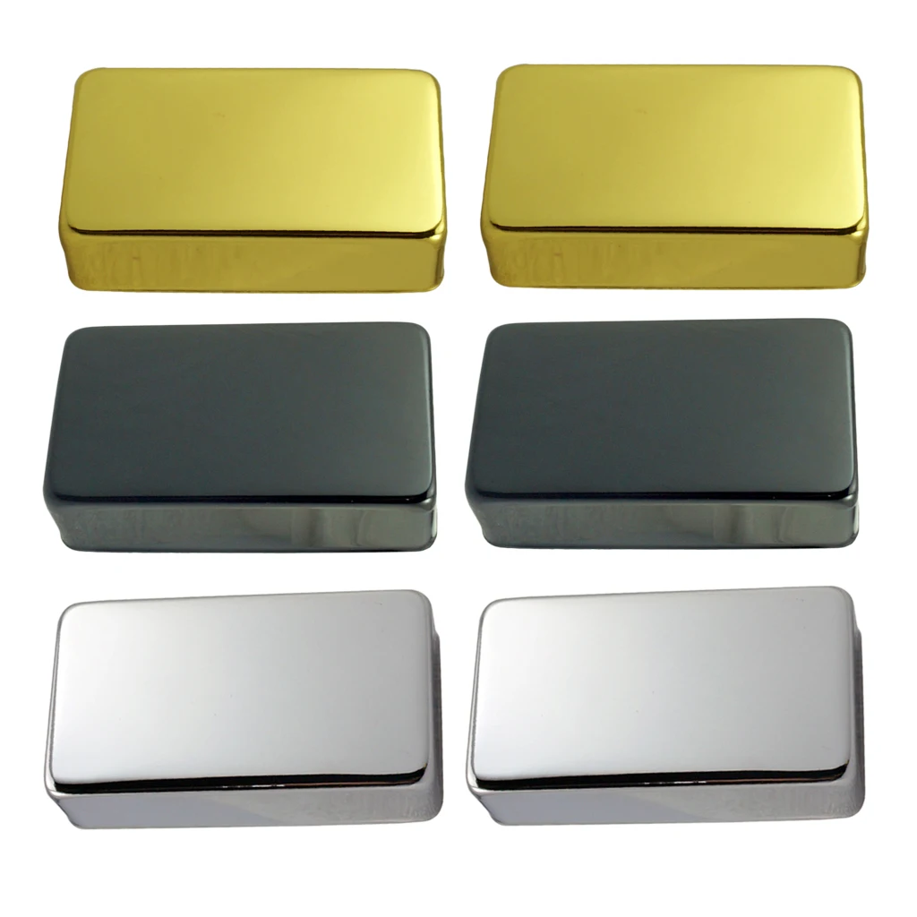 Запечатанная латунная крышка звукоснимателя хамбакера 2 шт. для электрогитары