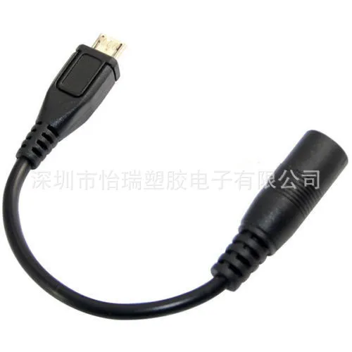 DC 5 мм x 2 1 баррель Джек для Micro USB B p штыревой разъем питания короткий кабель |