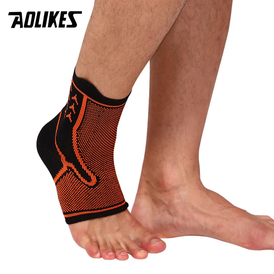 AOLIKES 1PCS Sports Safety Ankle Support Elastic Brace Guard basketball football Protection | Спорт и развлечения