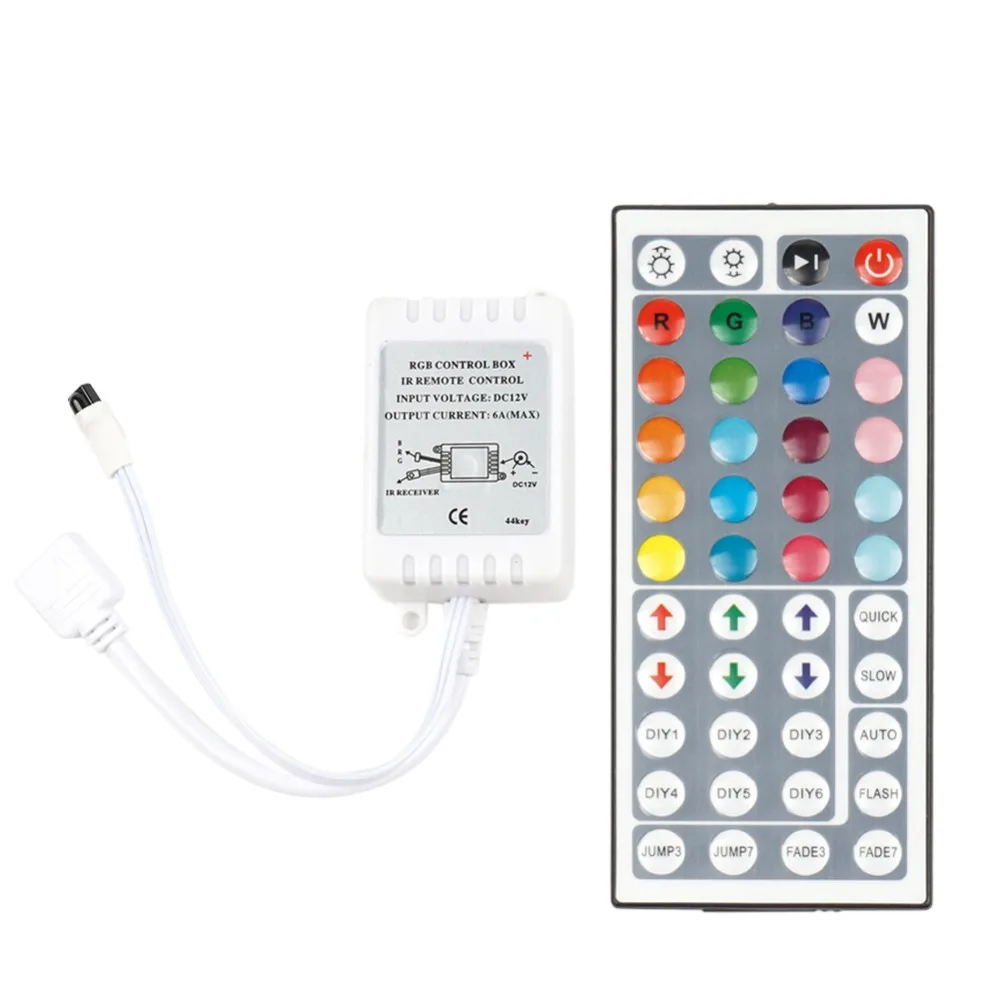 Контроллер для светодиодных лент 44 клавиши DC 12 В 6A|rgbw led controller|led controllerled rgbw controller |
