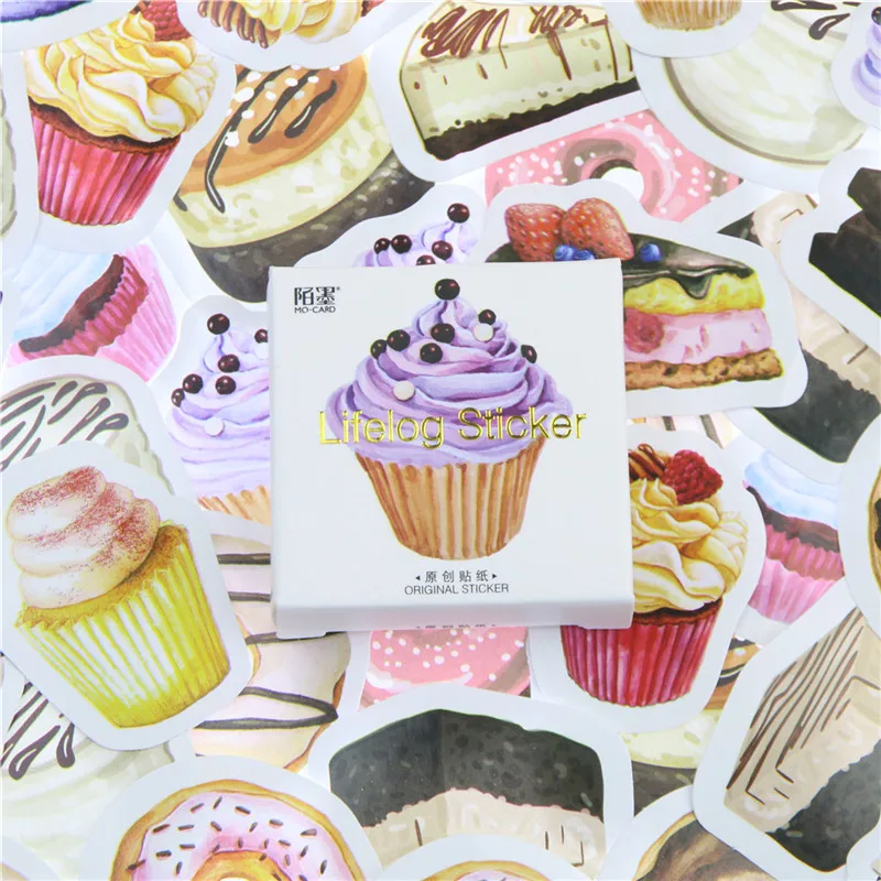 45 шт./лот мини наклейка для торта десерта бумажная украшение сделай сам альбома