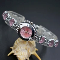 fashion elegant wrist watch womens girl exquisite metal alloy band quartz bracelet watches 929