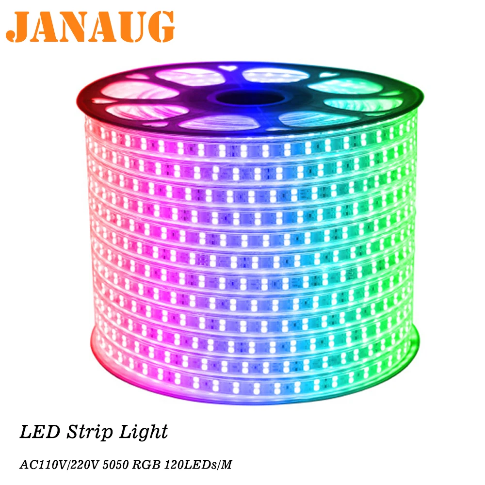 5050 RGB Ленточные светодиодные светильники Рубан LED 120LED/м 60LED/м 5 м 10 высокого