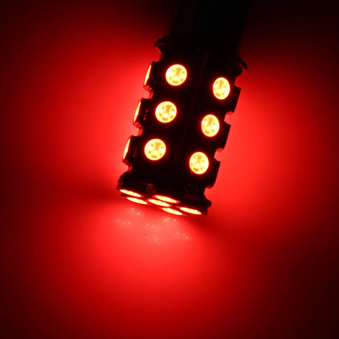 Uxcell 2 шт. 1157 BAY15d красный 24 5050 SMD LED Вт Автомобильный задний тормоз Запасная лампа