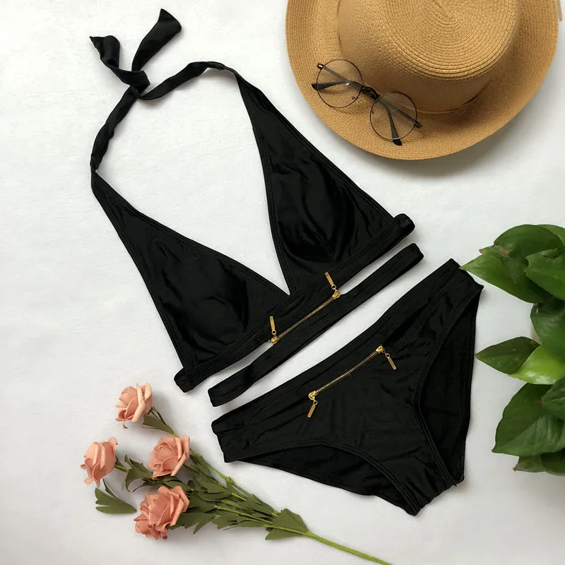 Midou Bikinis2019 женский бандажный купальник бикини сексуальные пуш ап купальники с