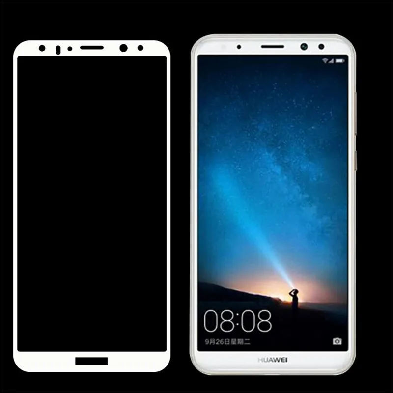 Полное покрытие закаленное стекло для HUAWEI mate 10 lite nova 2i экран защитный чехол
