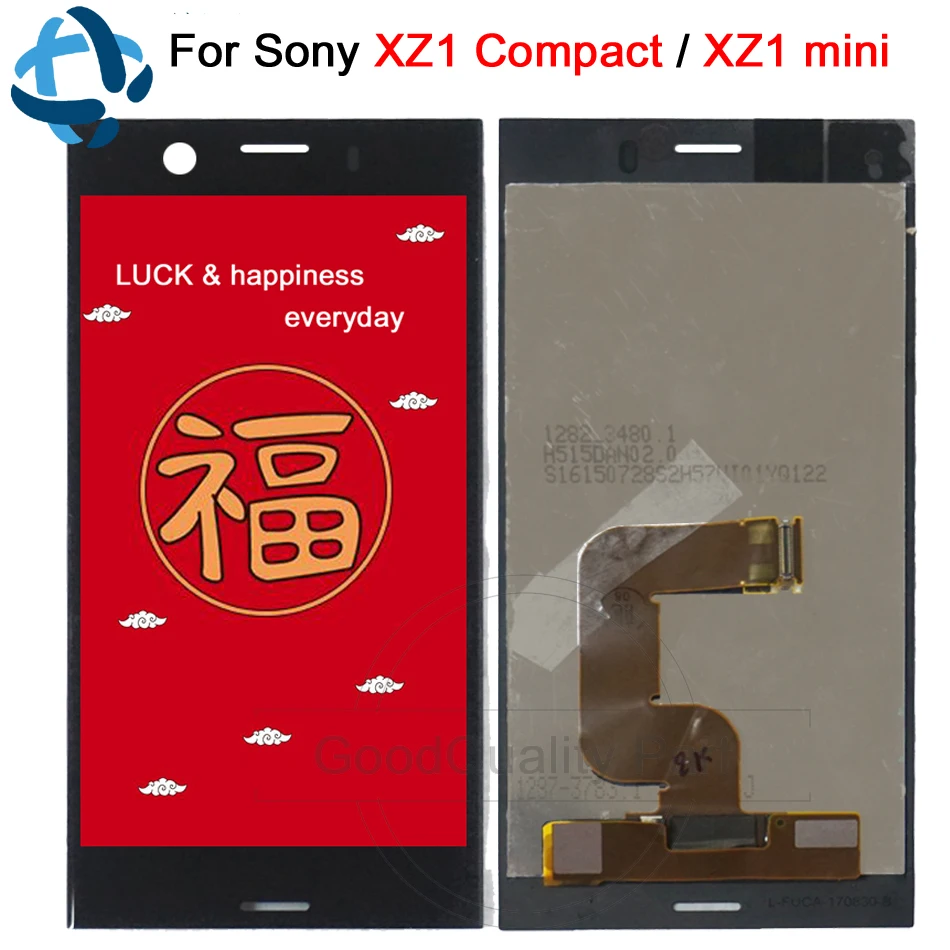 1280x720 IPS LCD для SONY Xperia XZ1 Compact Display 4 6 &quotXZ1 MINI с кодирующий преобразователь сенсорного