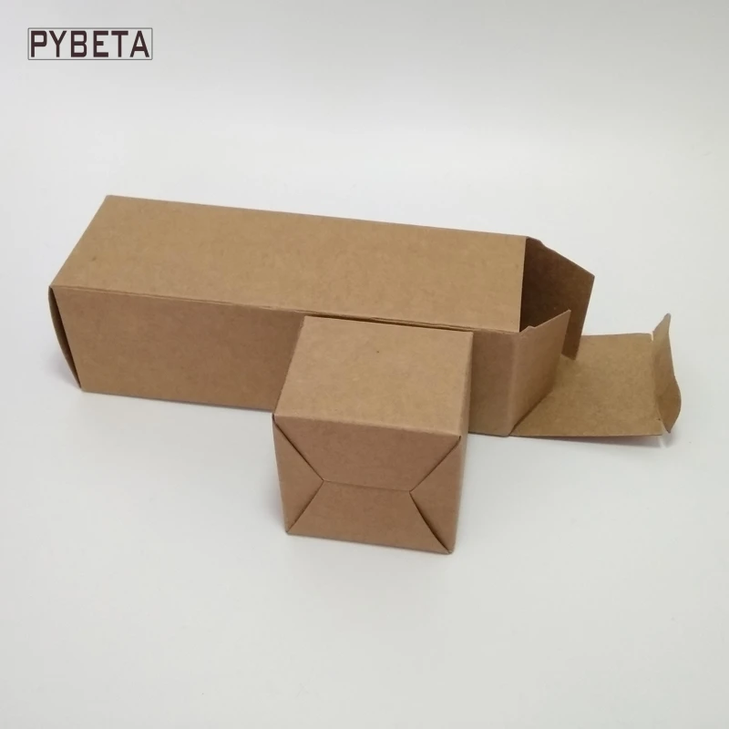 50 шт./лот пустой белый Бумага доска подарок корабля Коробки kraft Бумага коробка для конфет DIY мыло ручной работы свечи образец клапан трубы посылка