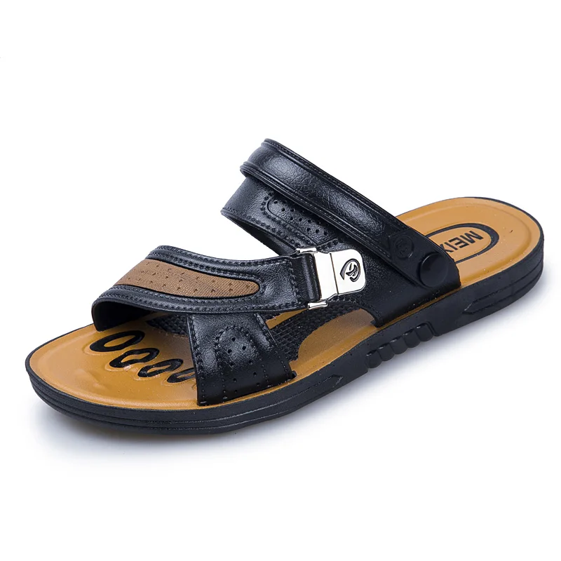 MYCORON/летние мужские сандалии для отдыха Пляжная мужская обувь роскошные