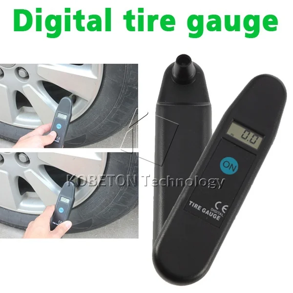 kebidumei 50pcs/lot Digital Auto Wheel Tire Air Pressure Gauge Meter Tyre Tester Vehicle Motorcycle Car 5-150 PSI KPA BAR KG CM2 |