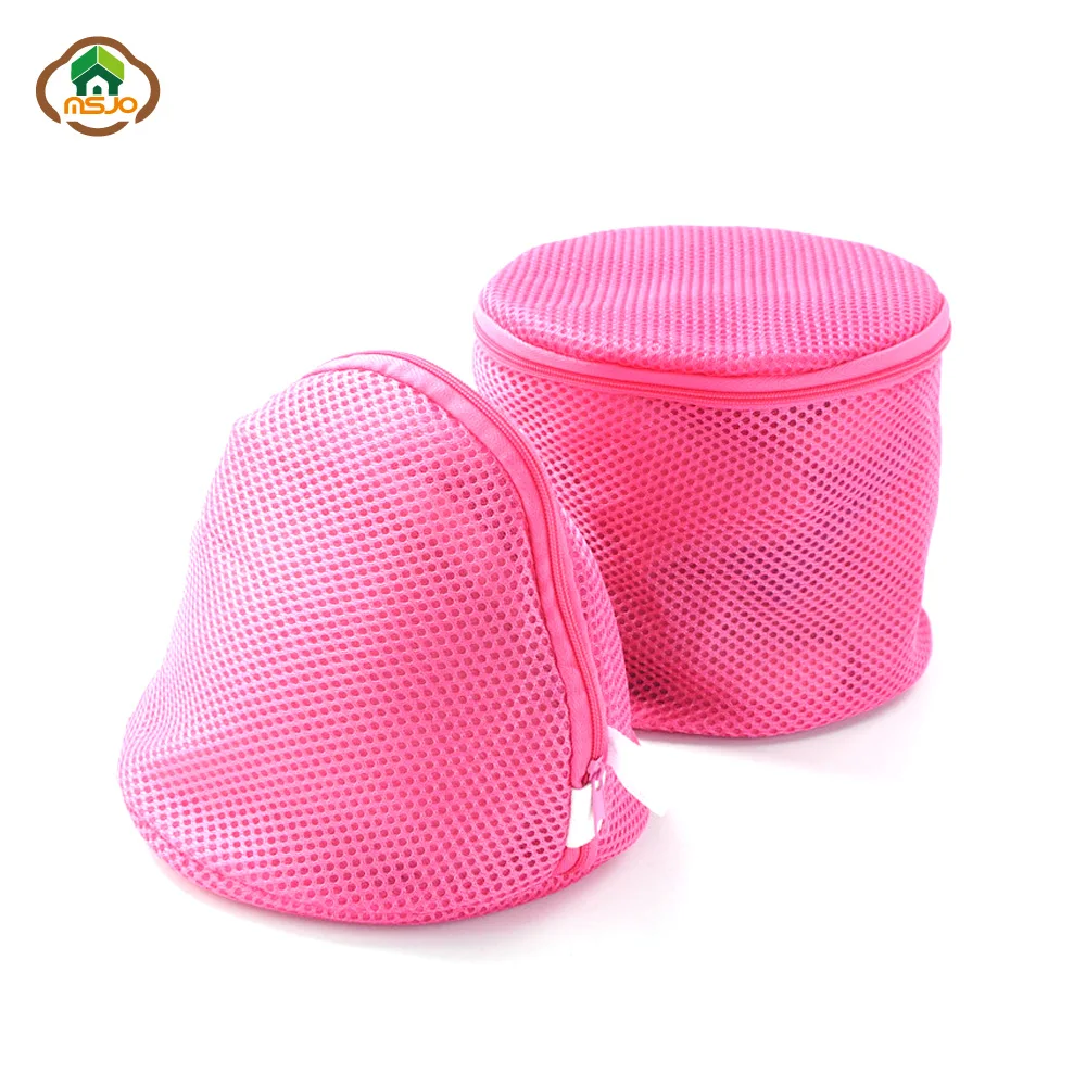 

Msjo Laundry Bag Bra Wash Bag 2pcs Lingerie Home Use Mesh Clothing Washing Machine Protect Underwear Organizer Storage