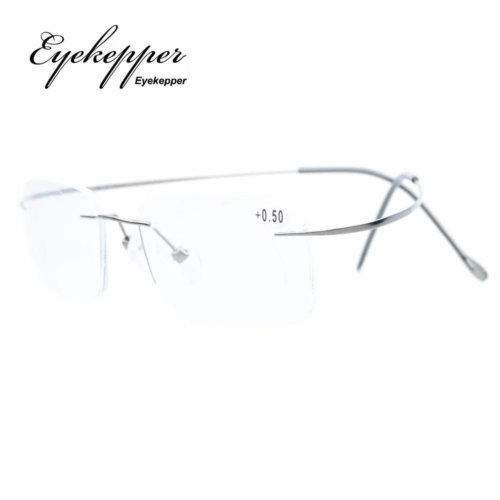 R1508 очки для чтения без оправы из титана мужские и женские + 0 00 --- 3 | Аксессуары