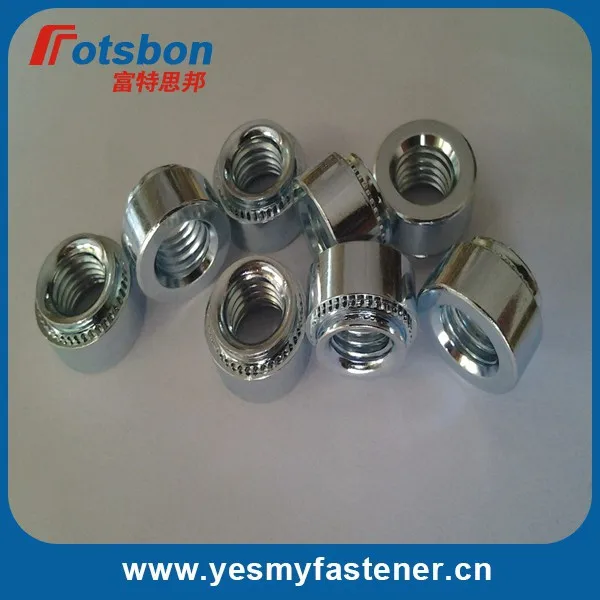 

S-1224-1 press in nut,self-clinching nuts, carbon steel ,zinc plating ,in stock