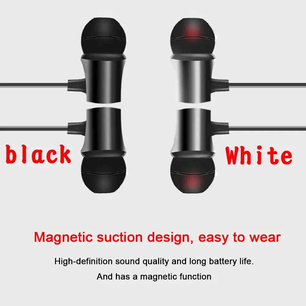 Беспроводные наушники Bluetooth для телефона с шейным ободом спортивные Auriculare CSR всех