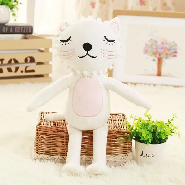 Baby Cartoon Pillow Kids Stuffed Plush Toys Girl Boy Accompany Sleep Dolls Children Room Bed Decorative Photography Props Gift | Дом и сад