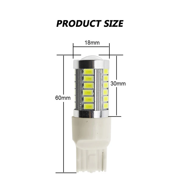 1 шт. T20 7443 W21/5 Вт 5630 CANBUS 12 в LED свет для VW MK3 MK4 Lavida Sagitar Touarge Touran Passat B6 Magotan Jetta Golf