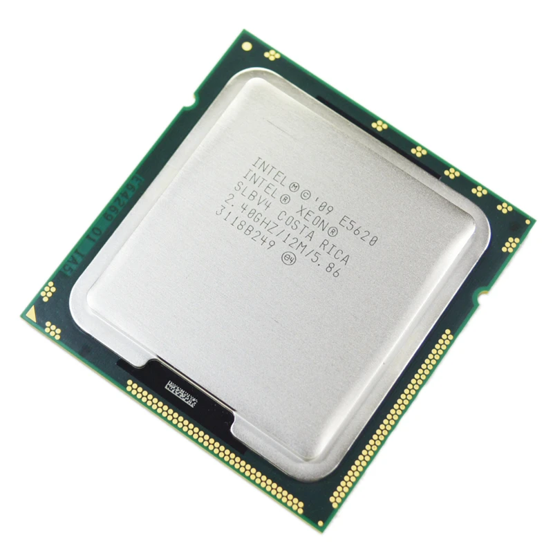 Серверный процессор Intel Xeon E5620 Quad 2 4 ГГц 12 МБ 5. 86GT/s SLBV4 LGA1366 CPU|processor intel core quad|processor