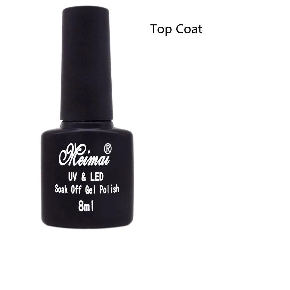 top coat 8 мл 24 цвета гель лак УФ-гель для ногтей Дизайн ногтей все для маникюра Отмачивание Полупостоянный гель для наращивания ногтей - Цвет: top coat
