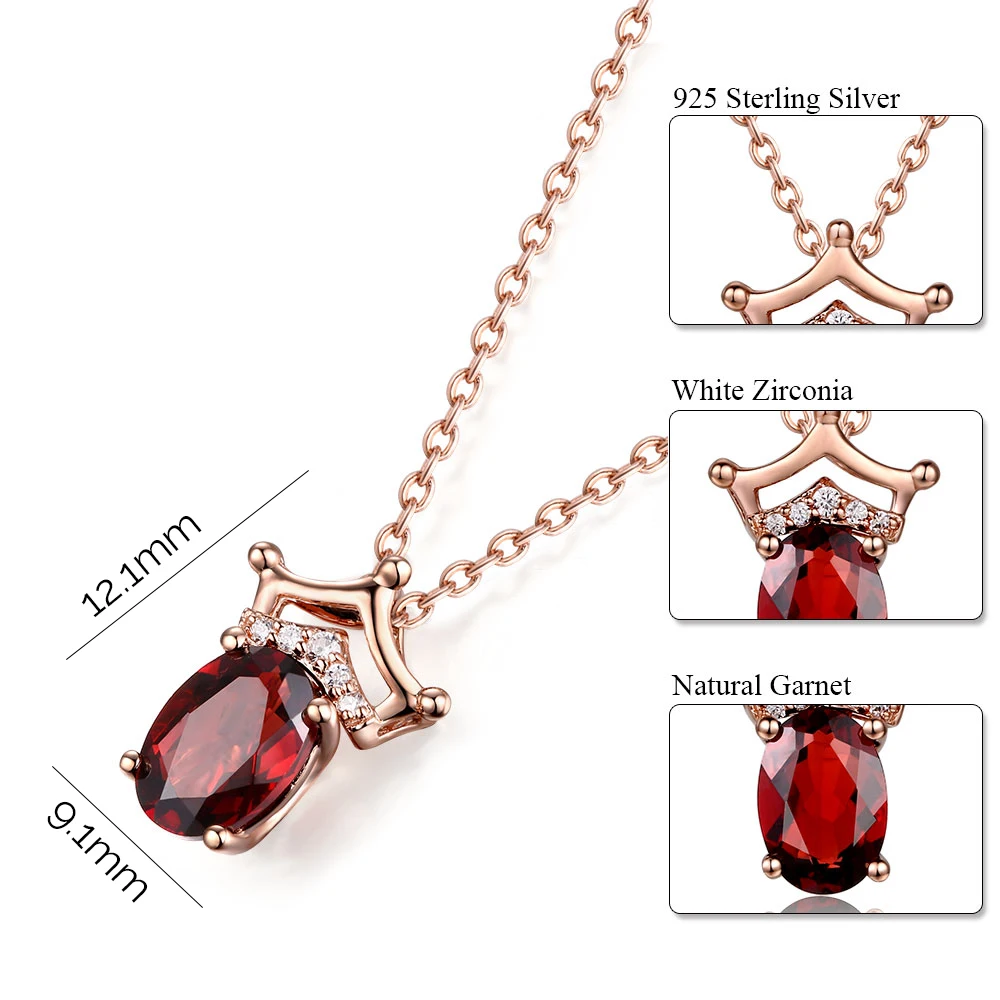 DOUBLE-R 1.05ct натуральный гранатовый камень изысканные свадебные ювелирные изделия