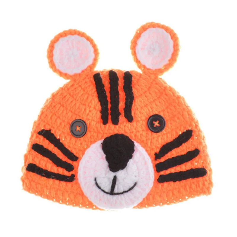 Детский костюм тигра наряд для новорожденных реквизит фотосъемки ручной работы