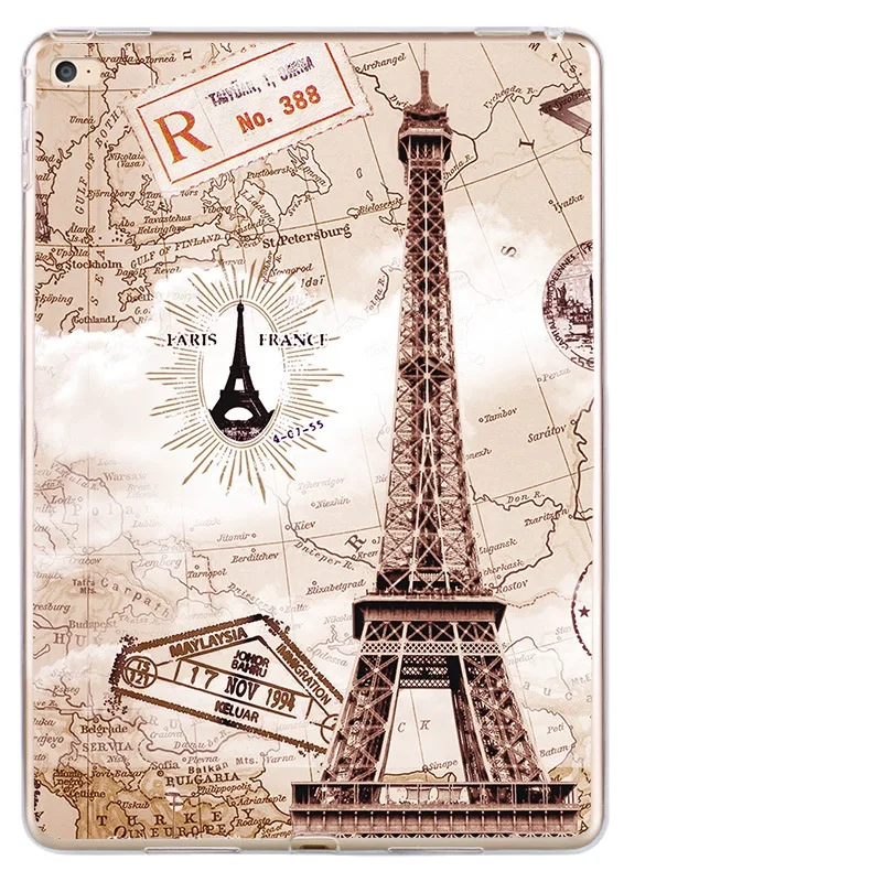 FULCLOUD защитный чехол для ipad mini 1234 23456 мягкий из ТПУ air 1/2 10 5 дюйма pro 9 7 и A1822 |
