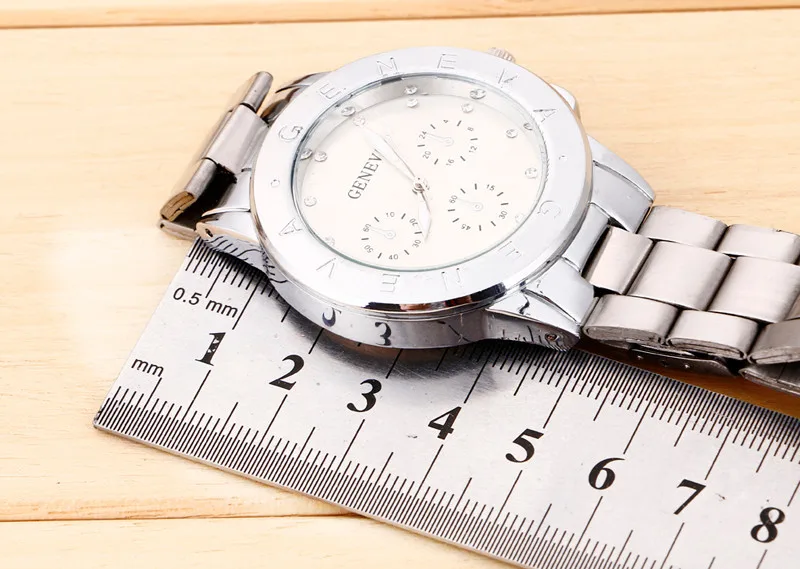 Часы otoky женские часы Geneva Reloj Mujer Montre Femme кварцевые мужские наручные из нержавеющей