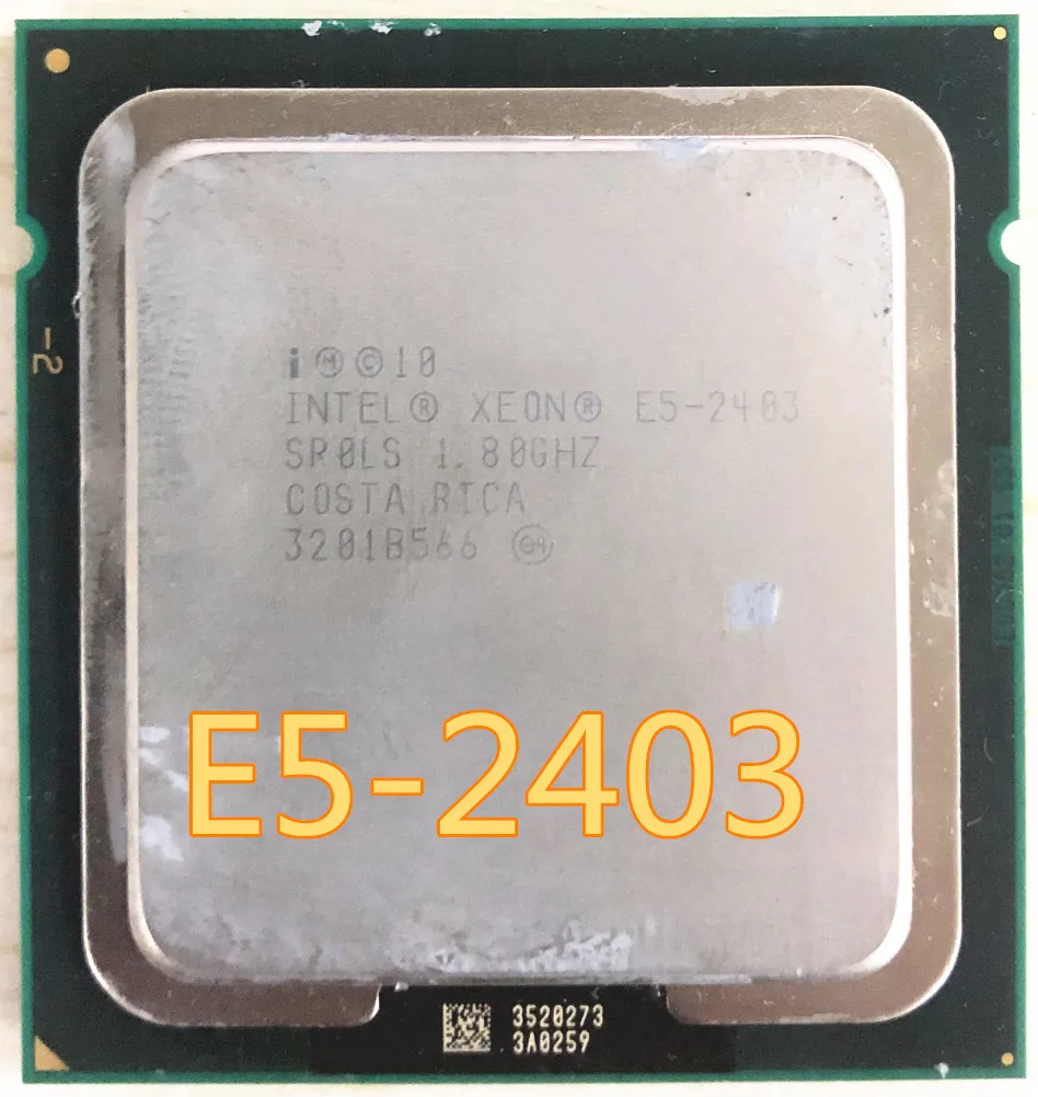 Оригинальный процессор Intel Xeon E5 2403 1 8 ГГц 10 м 4 ядра 32 нм 6 ГТ/с LGA1356 80 Вт | Компьютеры