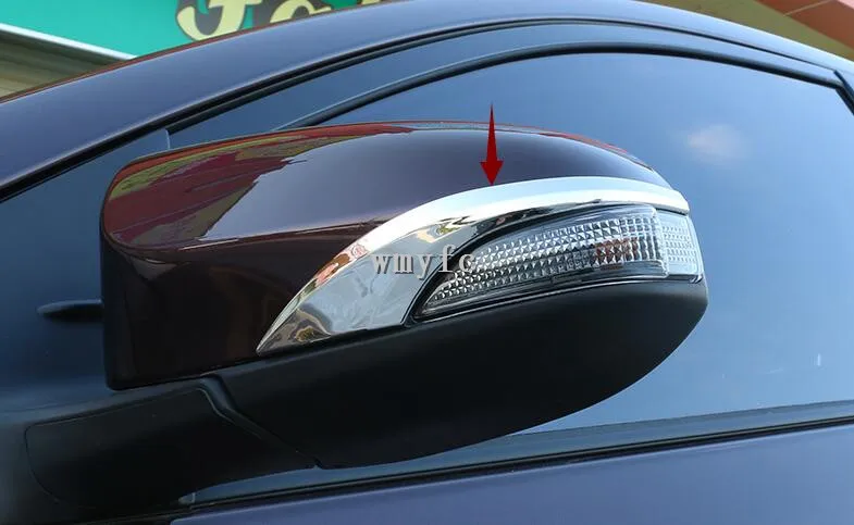 Авто зеркало заднего вида отделка боковое Наклейка для toyota corolla 2014 2015 2016 2017 2018 ABS