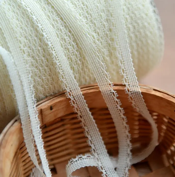 30 м/лот ширина 10 мм черная бежевая желтая кружевная ткань сделай сам Швейные