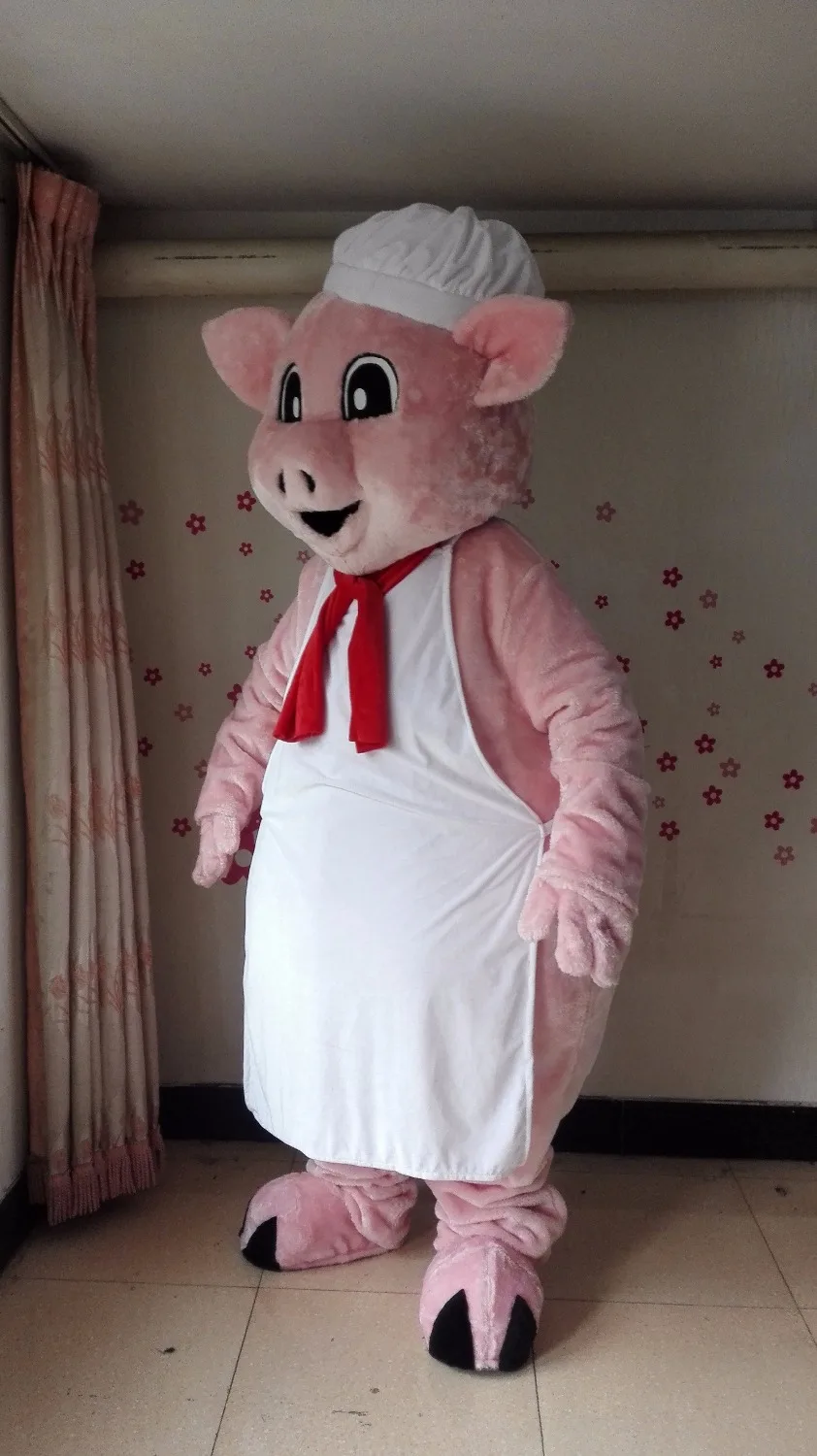 Мамы шеф повара розовая свинья маскарадный костюм на заказ мультяшный из аниме