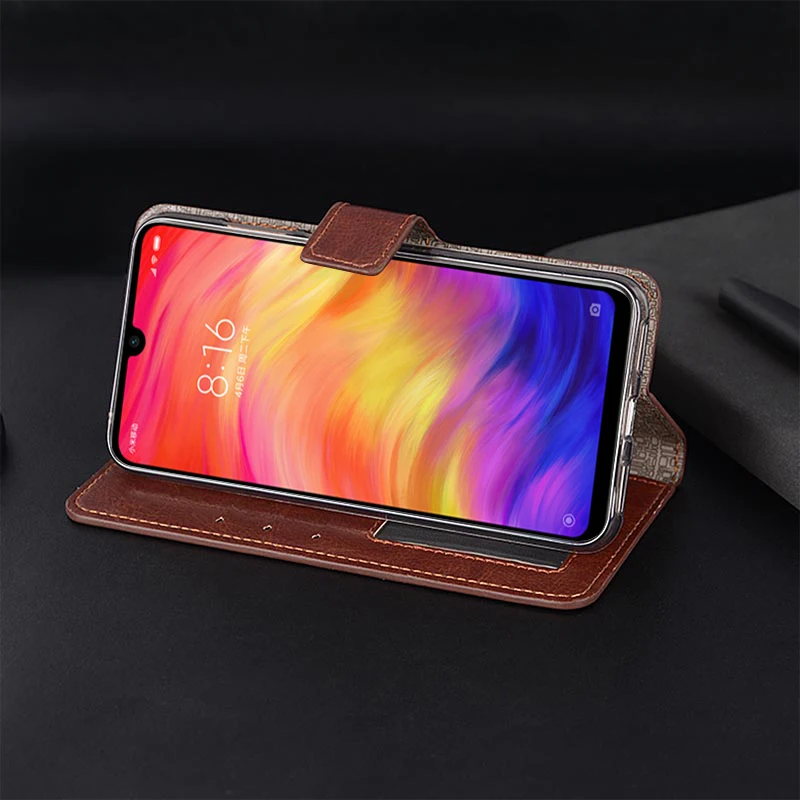 Деловые Чехлы для Xiaomi Redmi 8 8A 7A 6A K20 Note 7 6 5 4X Mi A3 9 Lite SE 9T Pro чехол с откидной крышкой и