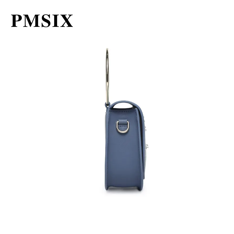 PMSIX винтажные женские сумки с металлическими ручками клатч вышивкой цветы