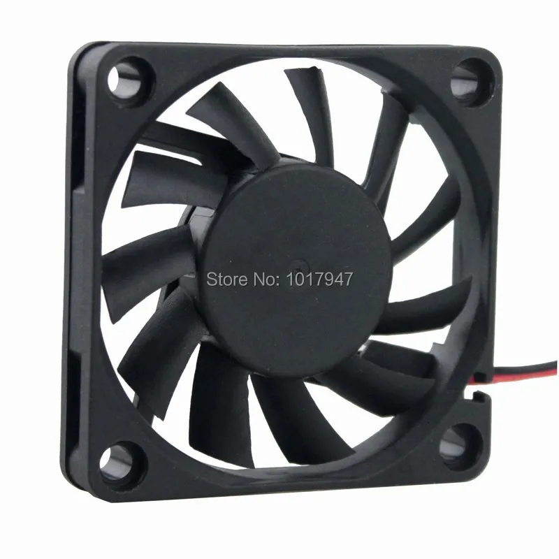 1 шт. Gdstime DC 12 В 2 контакта 6010 60 мм 60x60x10 6010S мини охлаждающий вентилятор двигателя |