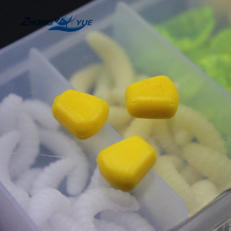 Новинка 100 шт./лот приманки для рыбной ловли набор мягких наживок хлеба наживки