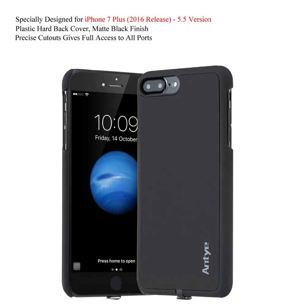 Qi Беспроводное зарядное устройство для iPhone 7/7 Plus, в комплекте Qi Беспроводное зарядное устройство Pad+ приемник чехол/задняя крышка